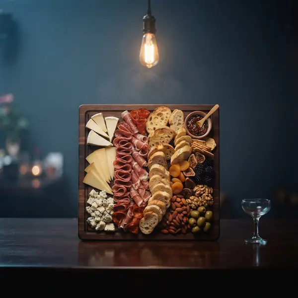 Tabla de quesos y embutidos