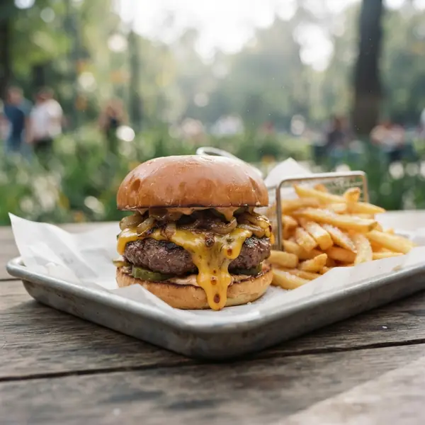 Hamburguesa de la casa