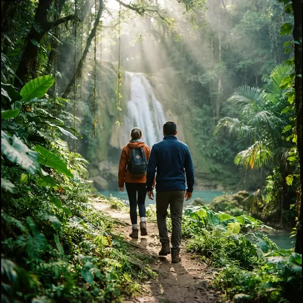 Cascadas y sendero