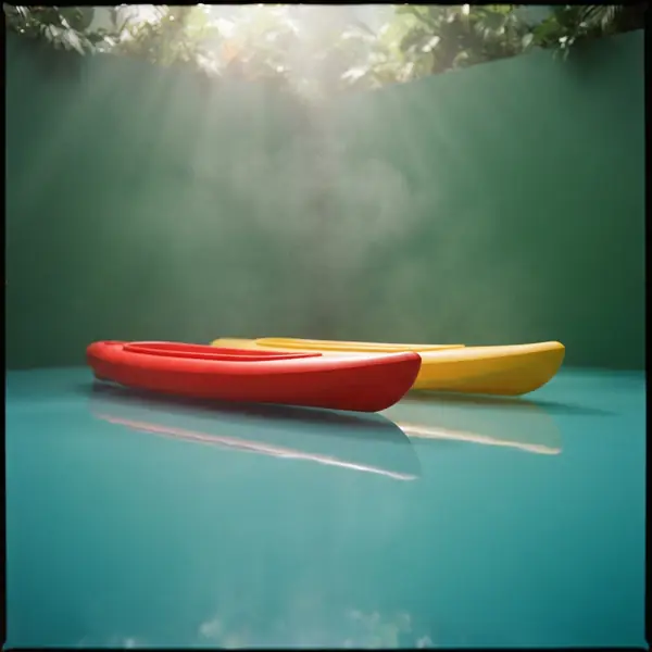 Amanecer en kayak